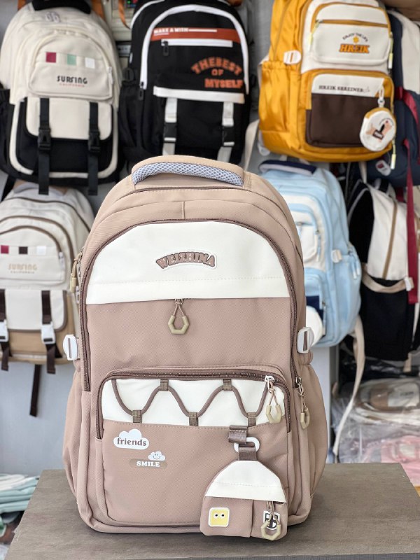 کوله پشتی مدرسه وارداتی WEIZHINA کد 124 - تصویر 3